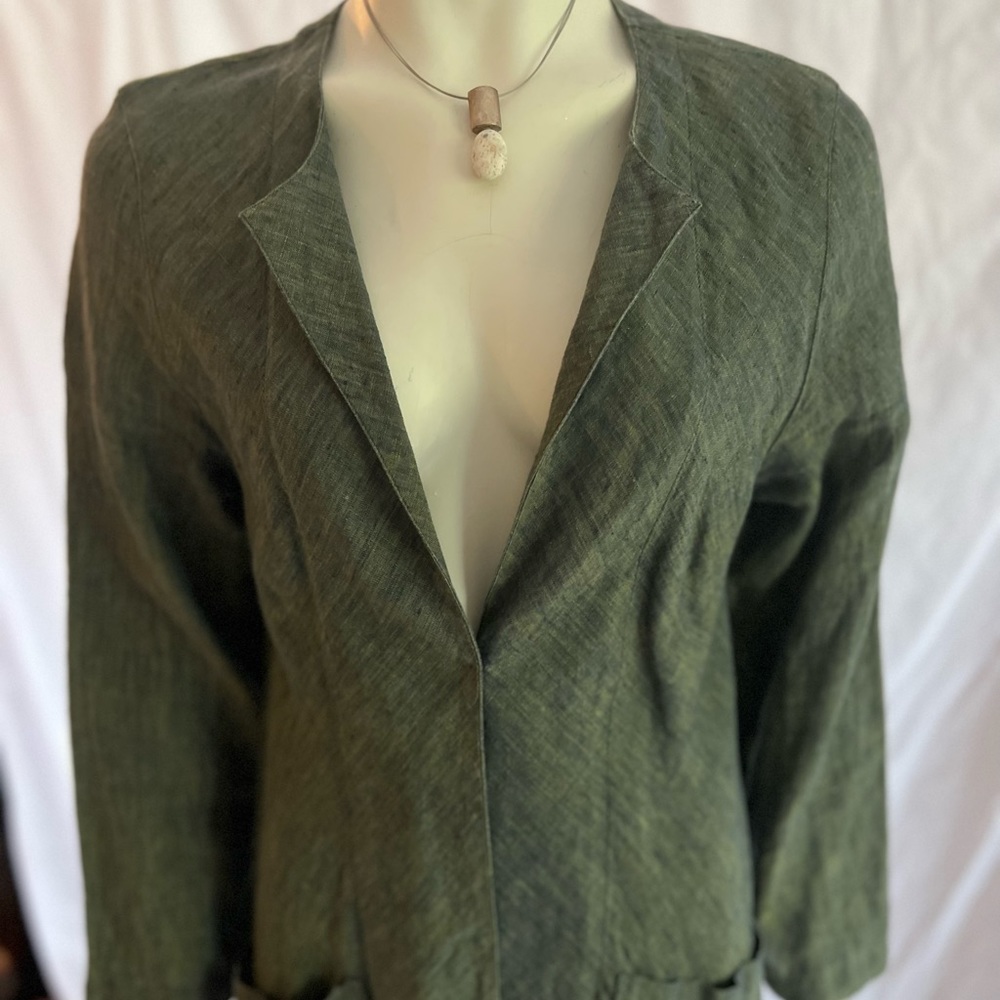 Hard to find linen duster by Patsy Seddon for Phase Eight. Excellent.
